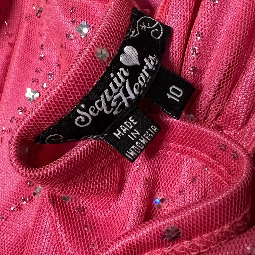 🎀Girl Pink Sparkly Dress - Picture 8 of 8